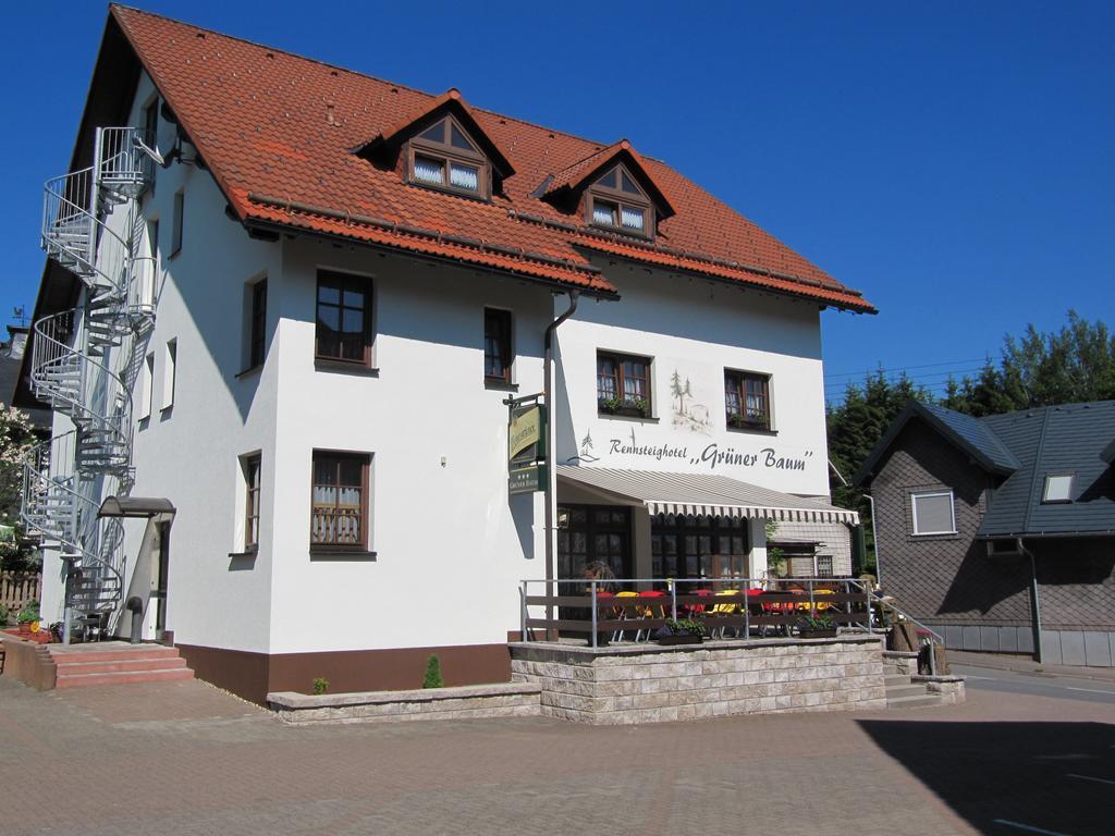 Rennsteighotel Gruener Baum Schmiedefeld am Rennsteig Extérieur photo